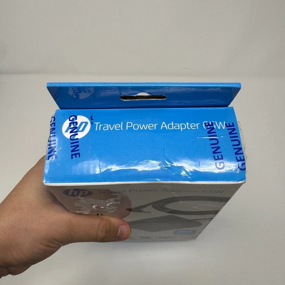 Open Box Genuine HP 19.5V 3.33A 65W Travel AC Adapter‎